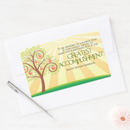 Ralph Waldo Emerson Inspiration Zitat "Sie selbst" Rechteckiger Aufkleber