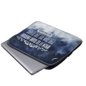 Ralph Waldo Emerson Inspiration Zitat "Stars" Laptopschutzhülle (Vorne Knopf)