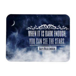 Ralph Waldo Emerson Inspiration Zitat "Stars" Magnet