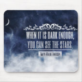 Ralph Waldo Emerson Inspiration Zitat "Stars" Mousepad (Vorne)