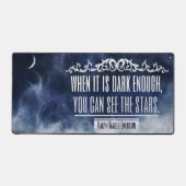 Ralph Waldo Emerson Inspiration Zitat "Stars" Schreibtischunterlage (Vorderseite)