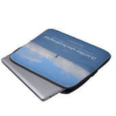 Ralph Waldo Emerson Inspiration Zitat "Trail" Laptopschutzhülle (Vorne Knopf)