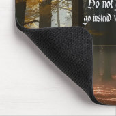 Ralph Waldo Emerson Inspiration Zitat "Trail" Mousepad (Ecke)