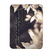 Ralph Waldo Emerson Inspirational Zitat Rich Heart Magnet (Vertikal)