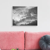 Ralph Waldo Emerson Quote Leinwand Art Black & Whi (Insitu (Wohnzimmer))