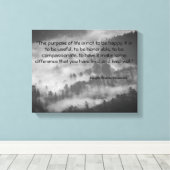 Ralph Waldo Emerson Quote Leinwand Art Black & Whi (Insitu (Holzboden))