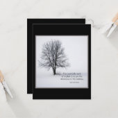 Ralph Waldo Emerson Zitat - Grußkarte Karte (Vorderseite/Rückseite Beispiel)