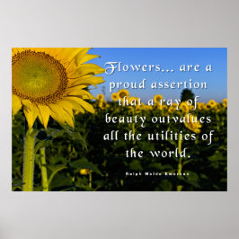 Ralph Waldo Emerson Zitat Poster