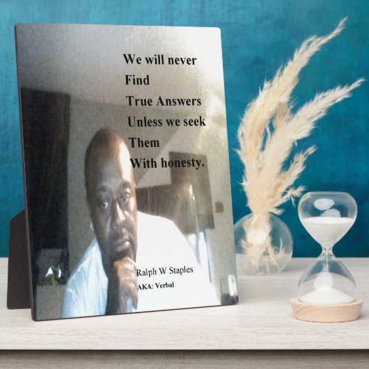 Ralph Wisden Staples Fotoplatte (Seite)