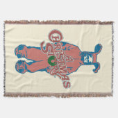 Ralphie Pink Nightmare Decke (Vorderseite)