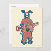 Ralphie Pink Nightmare Feiertagspostkarte (Vorne/Hinten)