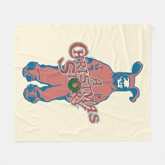 Ralphie | Pink Nightmare Fleecedecke (Vorderseite (Horizontal))