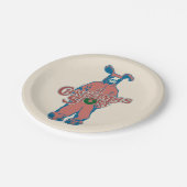 Ralphie Pink Nightmare Pappteller (Schrägansicht)