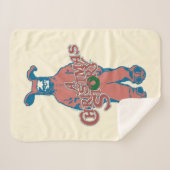 Ralphie Pink Nightmare Sherpadecke (Vorderseite (Horizontal))