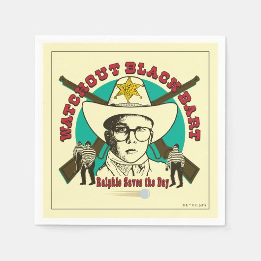 Ralphie Saves the Day Serviette (Vorderseite)