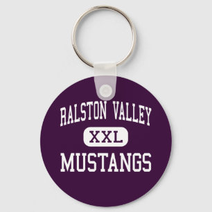 Ralston Valley - Mustangs - Hoch - Arvada Colorado Schlüsselanhänger