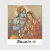 Ram and Sita  Aufkleber (Blatt)