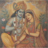 Ram and Sita  Aufkleber (Vorderseite)