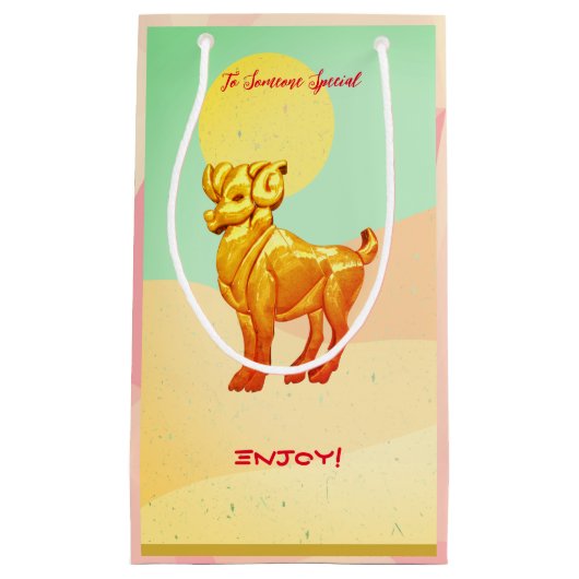 Ram Aries Kleine Geschenktüte (Vorderseite)