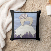 RAM auf dem BLACK-Kissen Kissen (Decke)