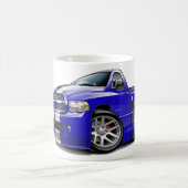 RAM-Blau-Weißer LKW des Dodge-SRT10 Kaffeetasse (Mittel)