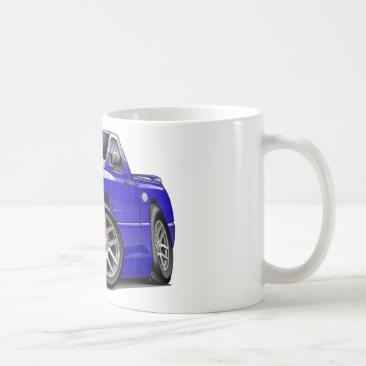 RAM-Blau-Weißer LKW des Dodge-SRT10 Kaffeetasse (Rechts)