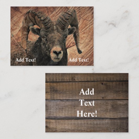 Ram Business Card Visitenkarte (Vorne/Hinten)