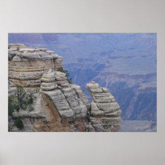 Ram Climbing Rock Face im Grand Canyon Poster