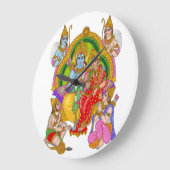 Ram Darbar Clock Große Wanduhr (Winkel)