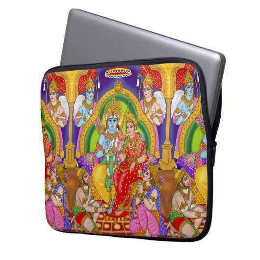 Ram Darbar Notebook-Abdeckung Laptopschutzhülle (Vorderseite Links)