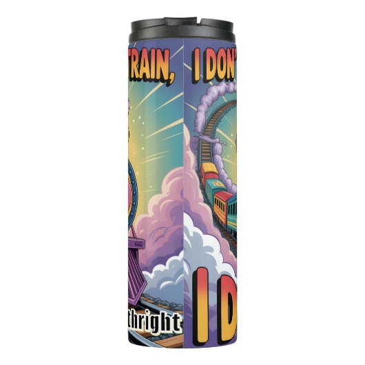 Ram Driving the Crazy Train Thermosbecher (Rückseite)