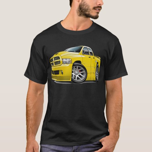 RAM Dualcab Gelb des Dodge-SRT10 T-Shirt (Vorderseite)