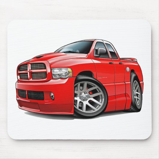 RAM Dualcab Rot des Dodge-SRT10 Mousepad (Vorne)