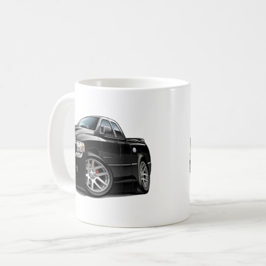 RAM Dualcab Schwarzes des Dodge-SRT10 Kaffeetasse (Vorderseite Links)
