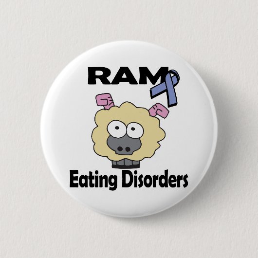 RAM-Essstörungen Button (Vorderseite)