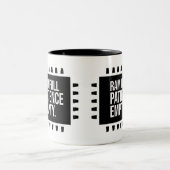 Ram full patiencie empty zweifarbige tasse (Mittel)