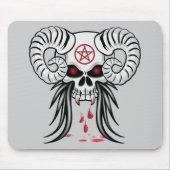 Ram Horned Skull Mousepad (Vorne)