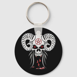 Ram Horned Skull Schlüsselanhänger