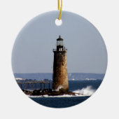 Ram Island Ledge Light Keramik Ornament (Vorne)
