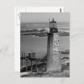 Ram Island Ledge Lighthouse Postkarte (Vorne/Hinten)