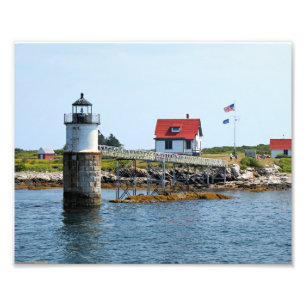 Ram Island Leuchtturm, Maine Foto Druck