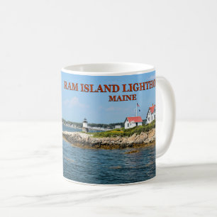 Ram Island Lighthouse, Boothbay Hafen Maine Tasse