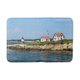 Ram Island Lighthouse, Maine Bath Mat Badematte