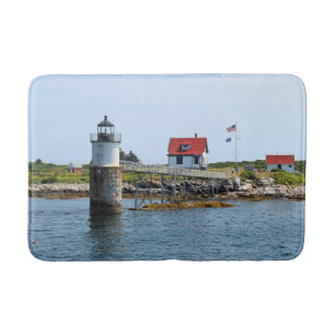 Ram Island Lighthouse, Maine Bath Mat Badematte