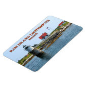 Ram Island Lighthouse, Maine Flexi Magnet (Linke Seite)