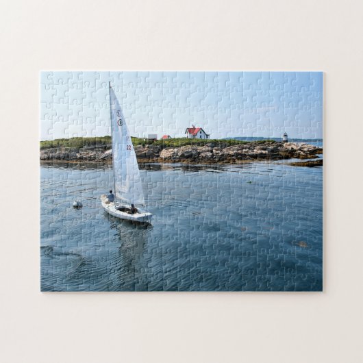 Ram Island Lighthouse, Maine Jigsaw Puzzle (Horizontal)