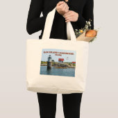 Ram Island Lighthouse, Maine Jumbo Tote Bag Stoffbeutel (Vorderseite (Produkt))