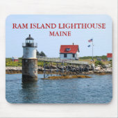 Ram Island Lighthouse, Maine Mousepad (Vorne)
