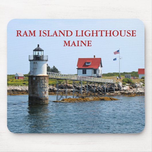Ram Island Lighthouse, Maine Mousepad (Vorne)