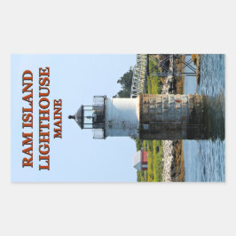 Ram Island Lighthouse, Maine Stickers